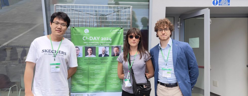 Edoardo Bazzica, Marta Ciani and  Tian Sang just presented their work at the C3-DAY in Bologna