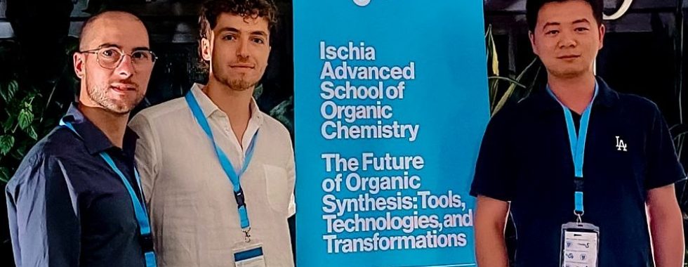 ⚗️GSOC at IASOC 2026, Ischia 🌊Antonio, Edoardo, and Xing presented their latest research on catalysis and green chemistry, sharing new developments from their projects through poster presentations 🌿👏.